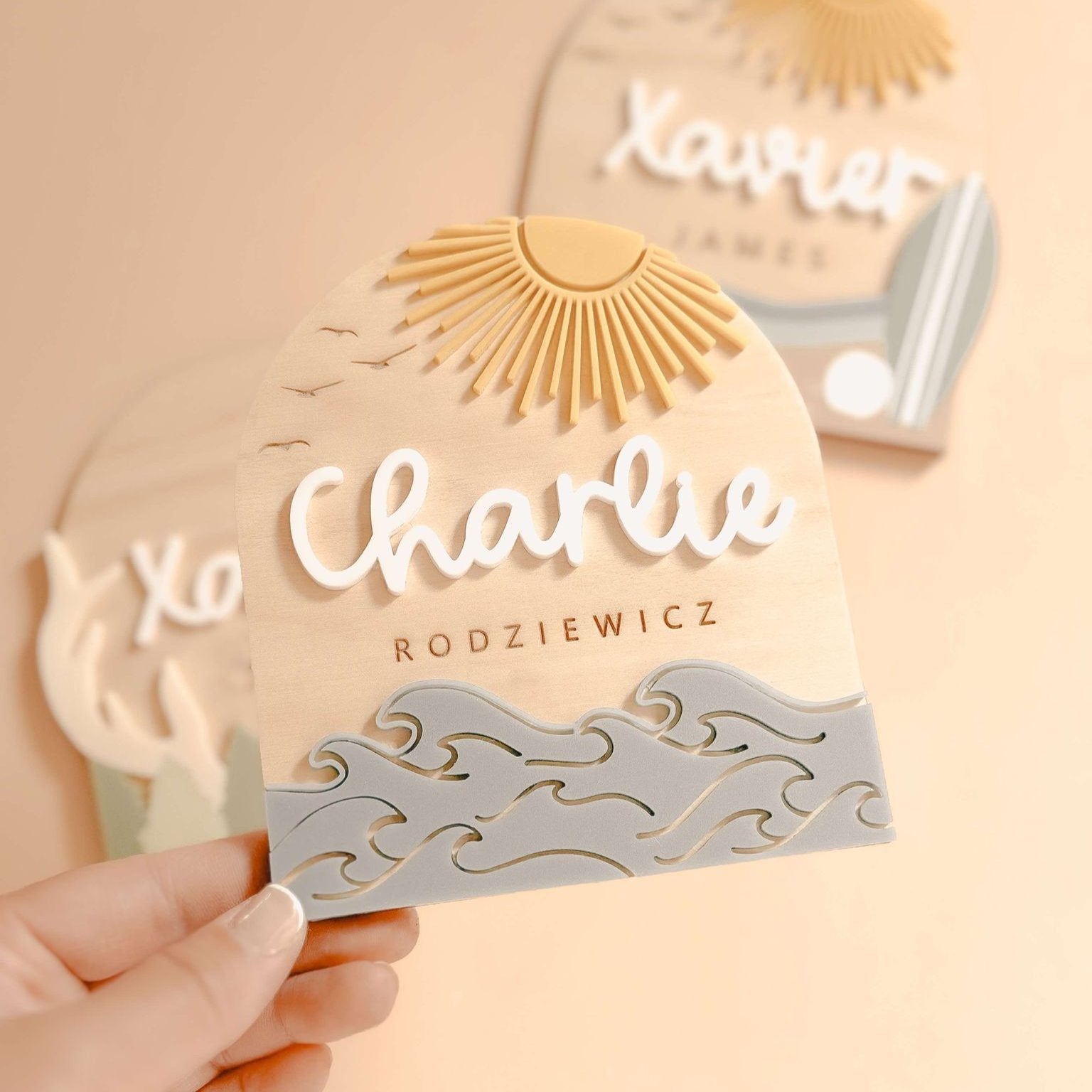 Beach Breeze Name Plaque