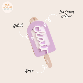 Ice Cream Keyring