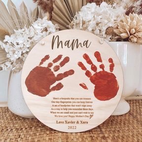 Mother's Day Handprint Plaque