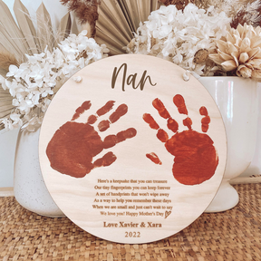 Mother's Day Handprint Plaque